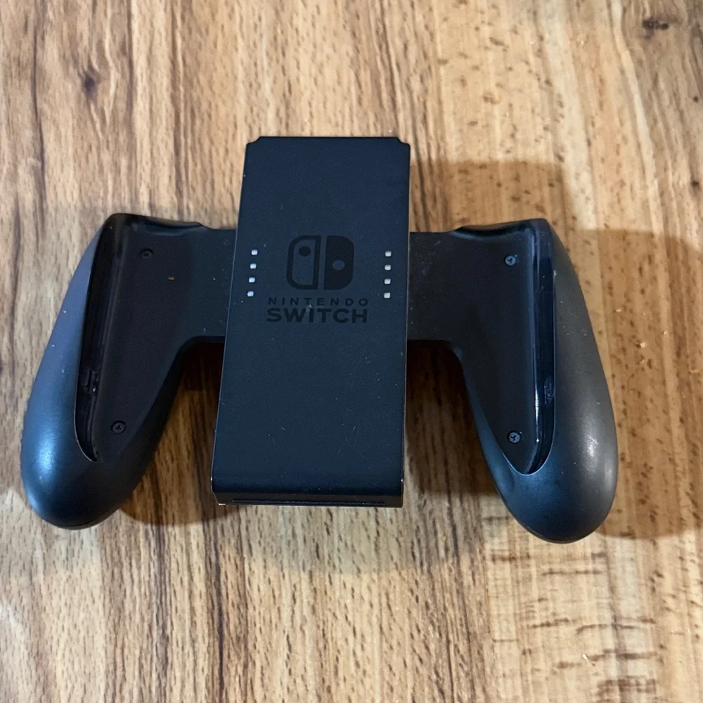 Nintendo Switch Black Controller,Grip Switch Joy-Con Grip (Renewed)